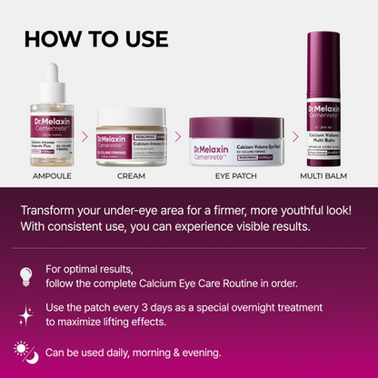 Dr.Melaxin Calcium Eyecare Routine Set