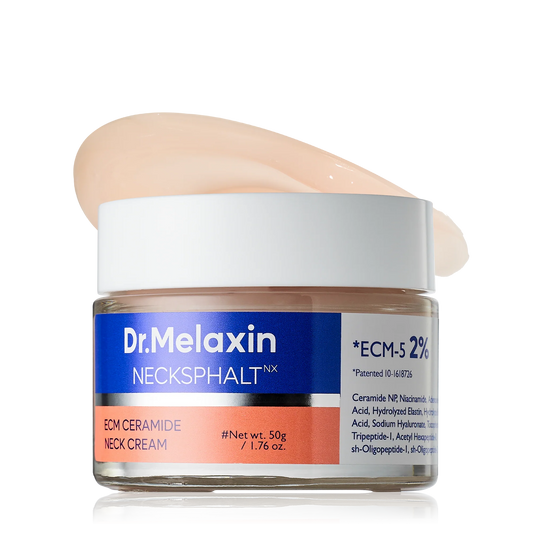 Dr.Melaxin Necksphalt FirmingCream with ECM-5 20,000ppm,Firming & Lifting Neck Creamfor Wrinkles & Sagging Skin,Ceramide & Collagen forElasticity & Radiant Glow
