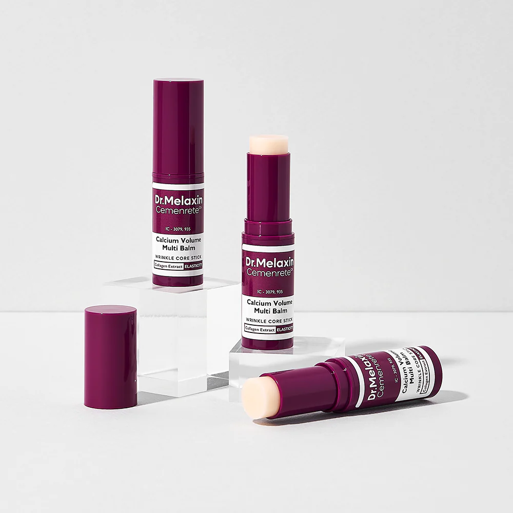 Dr.Melaxin Collagen Multi Balm Stick, Calcium & Adenosine Wrinkle Stick for Eye Neck & Face, Collagen Stick for Firming Sagging Skin, Neck Cream Eye Cream Balm, Korean Skin Care