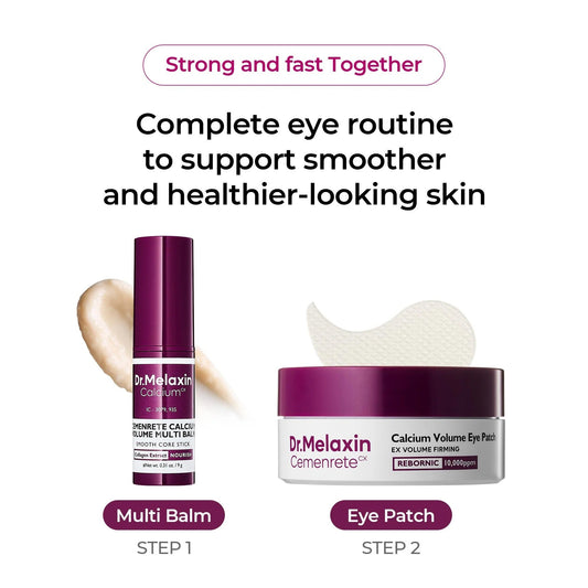 Dr.Melaxin Calcium VolumeMulti Balm+Eye Patch 60eaKorean Skin Care Cosmeticswith Collagen Extract ElasticityEye Shield Skin Repair